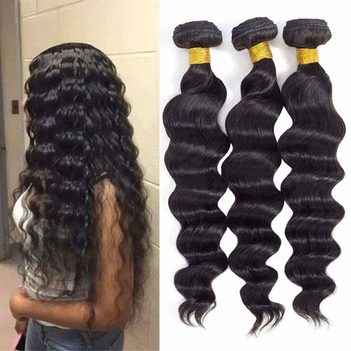 Loose Body Wave Brazilian Human Hair
