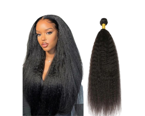 Mongolian Kinky Straight Human Hair