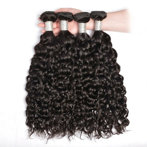 Curly Brazilian Water Wave Human hair Bundles