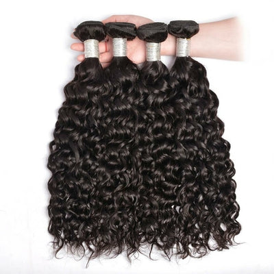 Curly Brazilian Water Wave Human hair Bundles