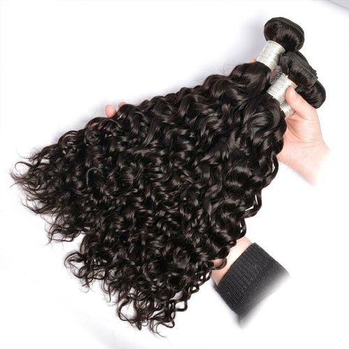 Curly Brazilian Water Wave Human hair Bundles