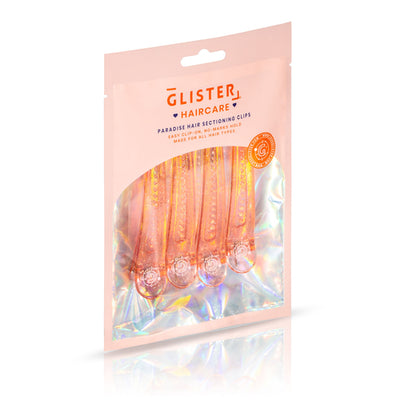 Chic transparent hair clips