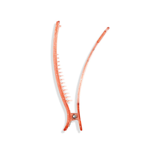 Chic transparent hair clips