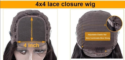 Straight Lace Closure Wig