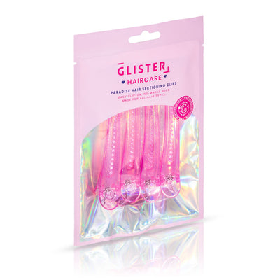 Chic transparent hair clips