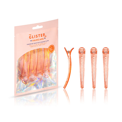 Chic transparent hair clips
