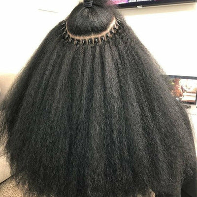 Human Brazilian Kinky Straight Micro-links