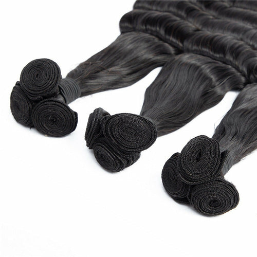 Luxury Brazilian Fancy Deep Wavy Human Hair bundles