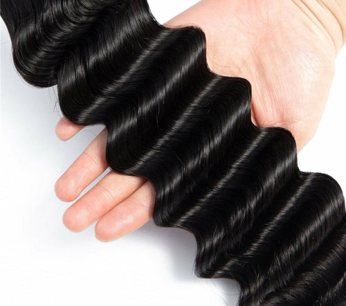 Luxury Brazilian Fancy Deep Wavy Human Hair bundles