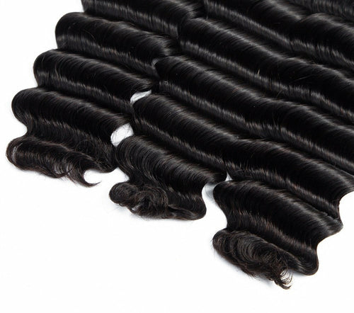 Luxury Brazilian Fancy Deep Wavy Human Hair bundles