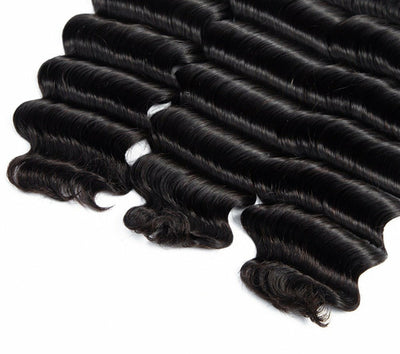 Luxury Brazilian Fancy Deep Wavy Human Hair bundles