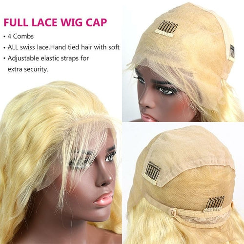 Short 613 Pre Plucked Blonde Wig