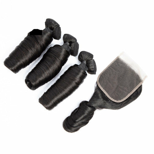Bouncy  Human Hair Curl bundles