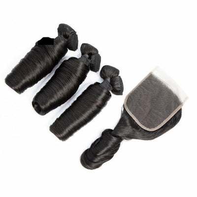 Bouncy  Human Hair Curl bundles